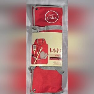 Coca-Cola BBQ Set with Apron and Tools